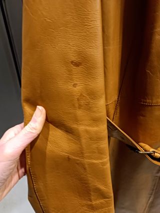 Abrigo Piel Camel Talla M Mujer