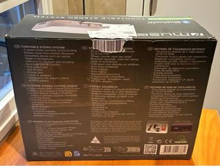 Tocadiscos Muse MT-201 BTG Bluetooth Vintage