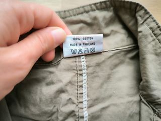 Vestido verde caqui 100% algodón