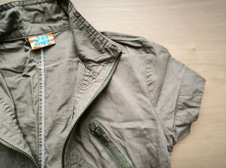 Vestido verde caqui 100% algodón