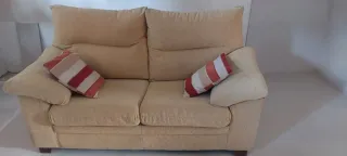 Sofá 2 y 3 plazas beige