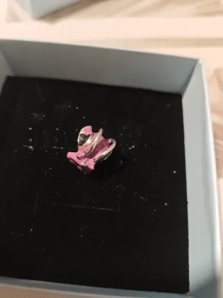 Charm Stitch Plata Rosa