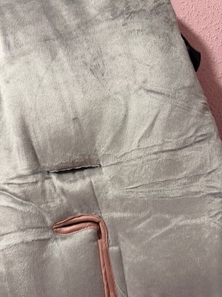 Saco de silla Interbaby rosa y gris