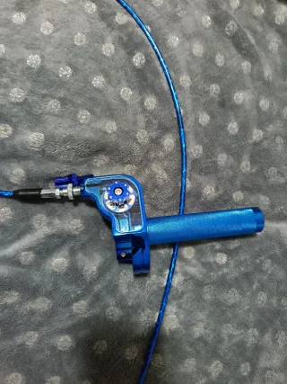 Acelerador CNC Moto Azul