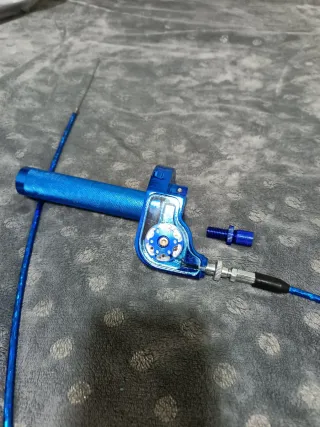 Acelerador CNC Moto Azul