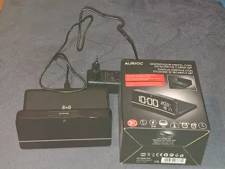 Despertador Digital AURIOL con Carga Qi