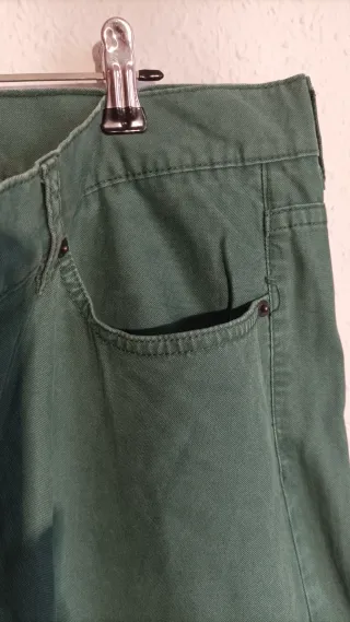 Pantalón Panther Verde Estilo Vaquero