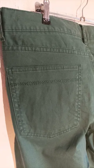 Pantalón Panther Verde Estilo Vaquero