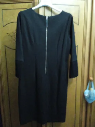 Vestido Chema Blanco Negro Talla M