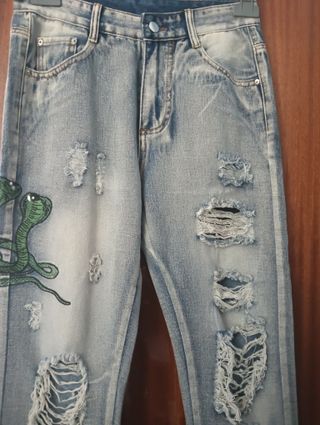 Jeans strappati uomo stile Amiri tg28 S cartellino