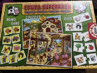 Pack Puzzles Educa +3 Años Granja