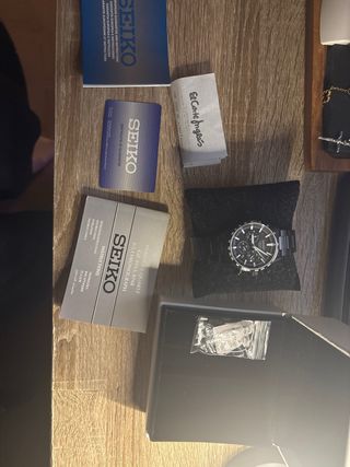 Reloj Seiko Cronógrafo Negro