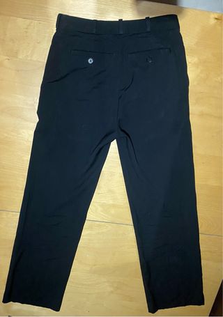 Pantalón Burberry Mujer, Negro, 100% lana