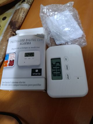 Pastillero digital con alarma y vibración