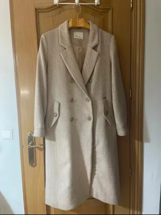 Abrigo largo Salsa beige