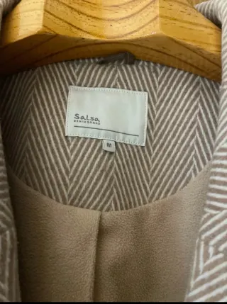 Abrigo largo Salsa beige