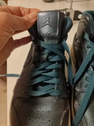 Zapatillas Nike Air Jordan Azul Metalizado 41