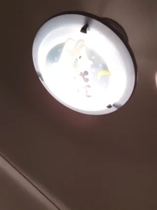 Lámpara infantil Disney Mickey y Minnie