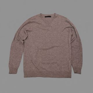 Maglioncino leggero Uomo a V taglia M grigio