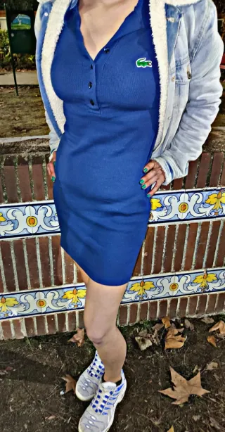 Vestido Lacoste de invierno.