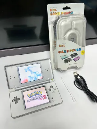Nintendo DS Lite Grigia Bianca + Accessori