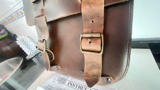 Alforja Harley Davidson Softail M8 Cuero Marrón