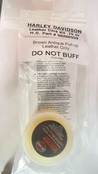 Alforja Harley Davidson Softail M8 Cuero Marrón