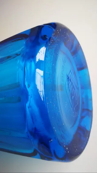 Sifón Francès Azul Marino Modelo Marquesa Raro.