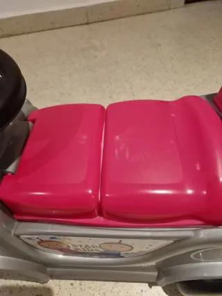 Correpasillos infantil gris y rosa