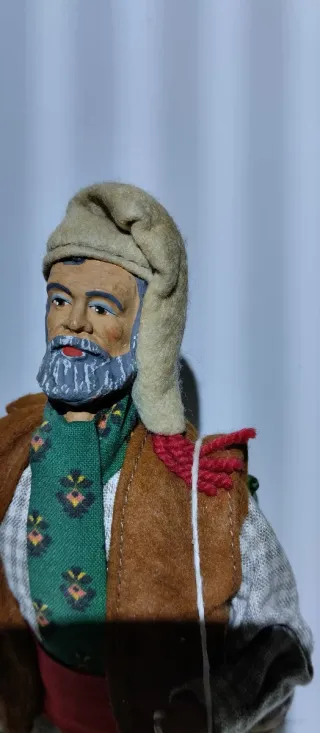 Personaggio presepe artigianale