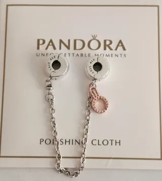 Charm Cadena de Seguridad Clip Corona