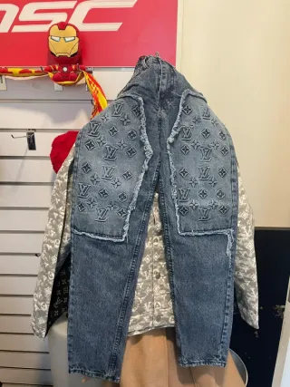 Pantalones Vaqueros Louis Vuitton Monogram