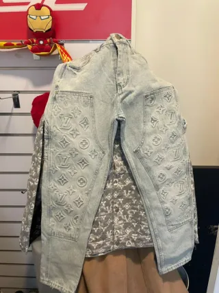 Pantalones Vaqueros Louis Vuitton Monogram