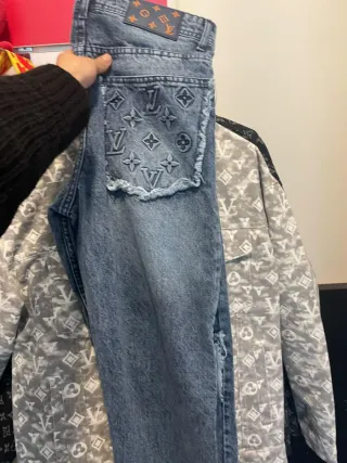 Pantalones Vaqueros Louis Vuitton Monogram
