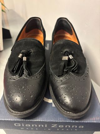 Mocasines Gianni Zenna Piel Negro