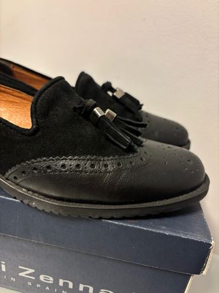 Mocasines Gianni Zenna Piel Negro