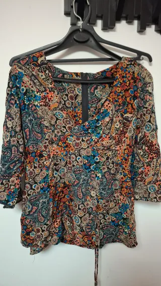 Camiseta estampada multicolor