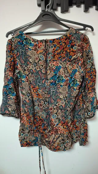 Camiseta estampada multicolor