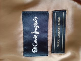 Abrigo de Cashemere El Corte Inglés