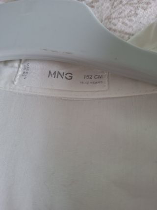 Camisa Mango Blanca Talla
