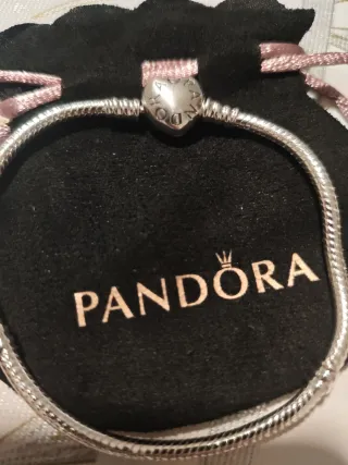 Pulsera Pandora Corazón Talla 20