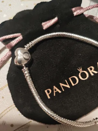 Pulsera Pandora Corazón Talla 20