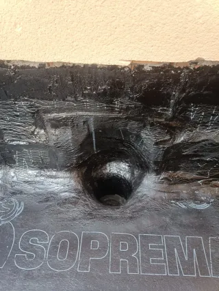 Reformas de terrazas con laminas asfáltica.