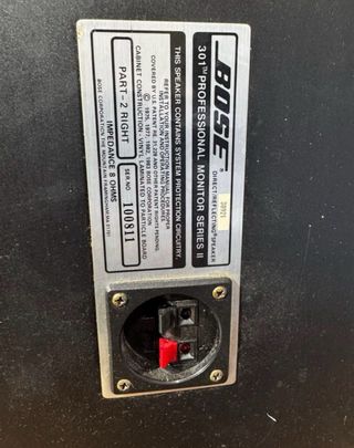 Altavoces Bose Negros