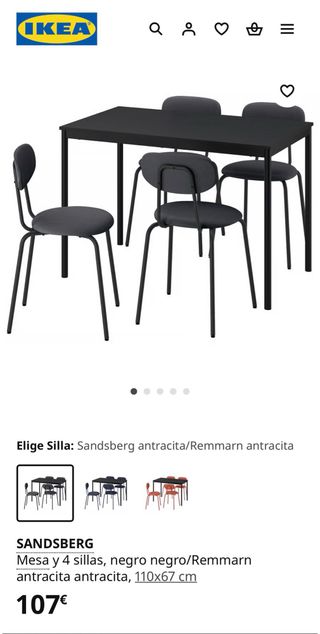 Mesa comedor 4 puestos