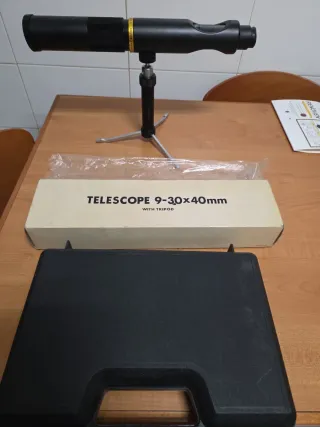 Telescopio 9-30x40mm con trípode