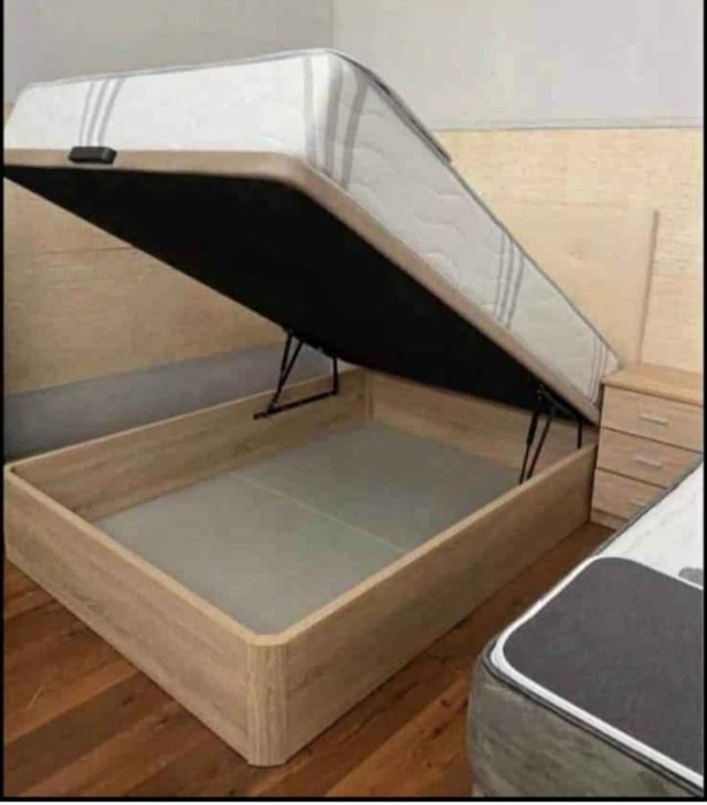 Colchón y canape abatible