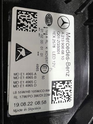 Faros Full LED Lift para Mercedes Benz Clase E