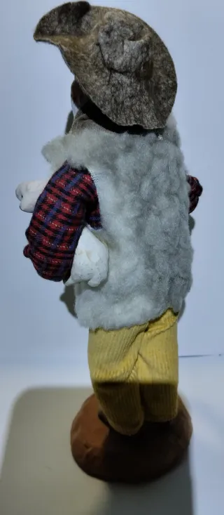 Personaggio presepe pastore con agnello