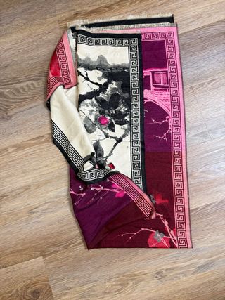 Bufanda con estampado floral